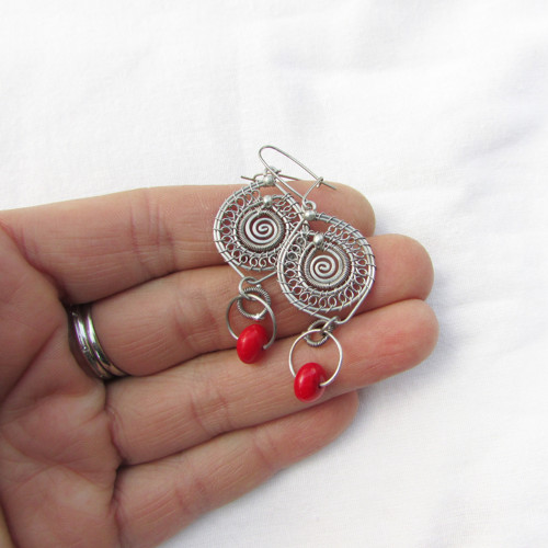 Mandala s rudým korálem — foto 4