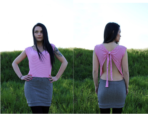 Šaty BAMBUS stripes — foto 5