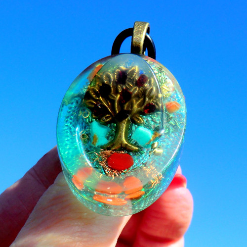 Amulet* Strom Života s granátky — foto 3