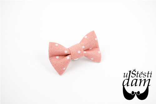 Motýlek do klopy Elderly Pink v dárkové krabičce — foto 2