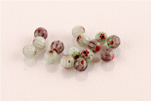 Korálky Millefiori 5mm 10ks — foto 3