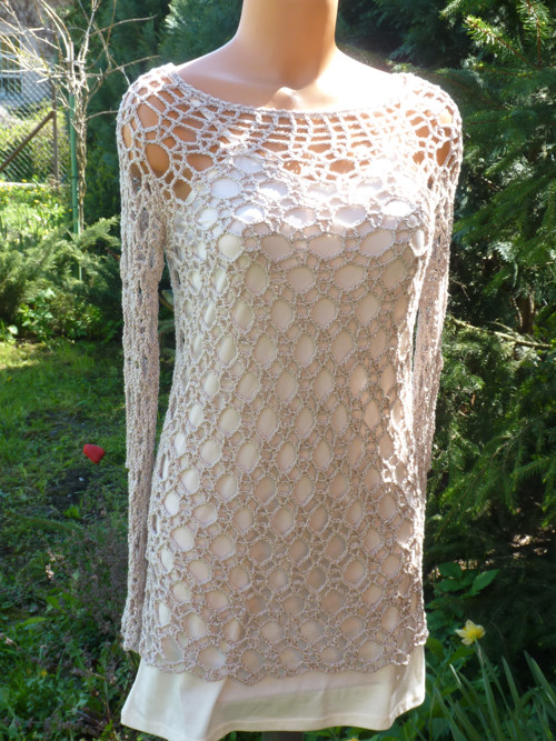 Halenka háčkovaná — foto 3