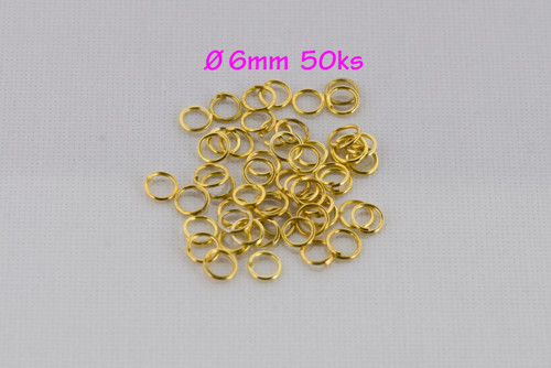 Kroužek spojovací 6mm 50ks — foto 2