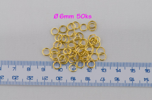 Kroužek spojovací 6mm 50ks — foto 3