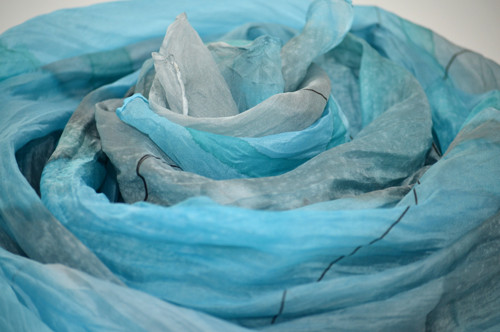 Hedvábná šála 180X45cm — foto 3