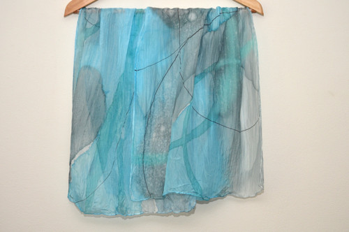 Hedvábná šála 180X45cm — foto 5