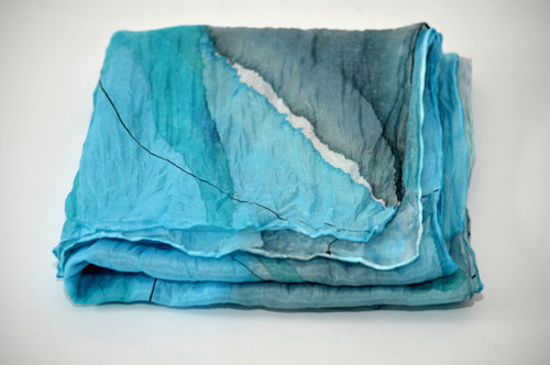 Hedvábná šála 180X45cm — foto 6