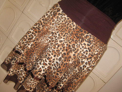 Sukénka se vzorem leoparda SLEVA — foto 2