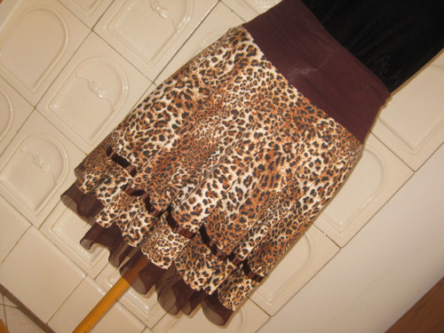 Sukénka se vzorem leoparda SLEVA — foto 5