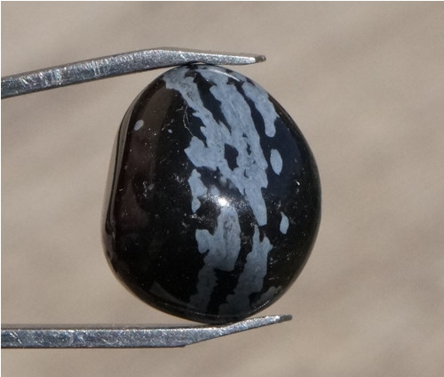 Obsidián sněžný D3196 — foto 2