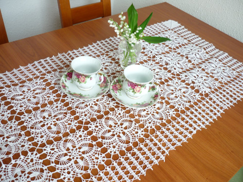HÁČKOVANÁ DEČKA...OBDÉLNÍKOVÁ... — foto 3