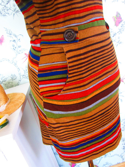 Šaty chocolate stripes — foto 3