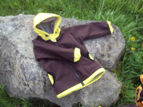 Rostoucí softshell. bundička 1-3 Žlutá — foto 2