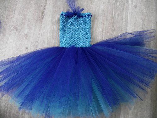 Tutu šatičky pro družičky-modré-2-8l — foto 3