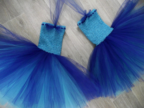 Tutu šatičky pro družičky-modré-2-8l — foto 5