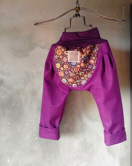 Bombarďáčky/turky softshell "Purple" 1 - 3r. — foto 2