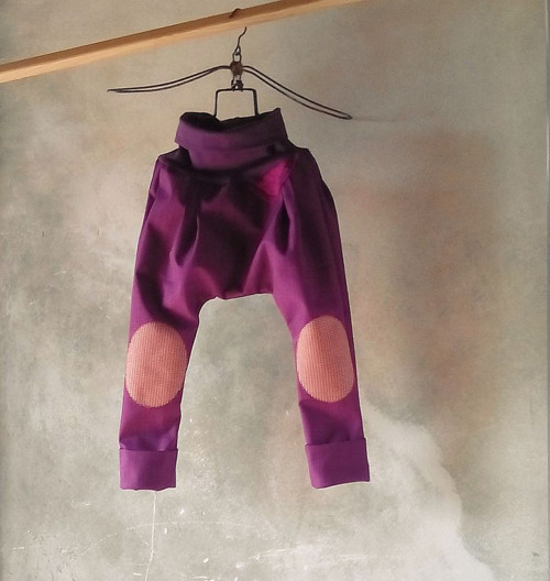 Bombarďáčky/turky softshell "Purple" cca 2 - 4r. — foto 4