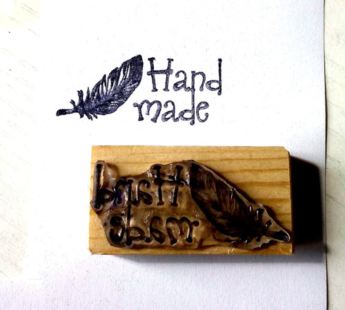 Handmade peříčko 41c. Razítko. — foto 2