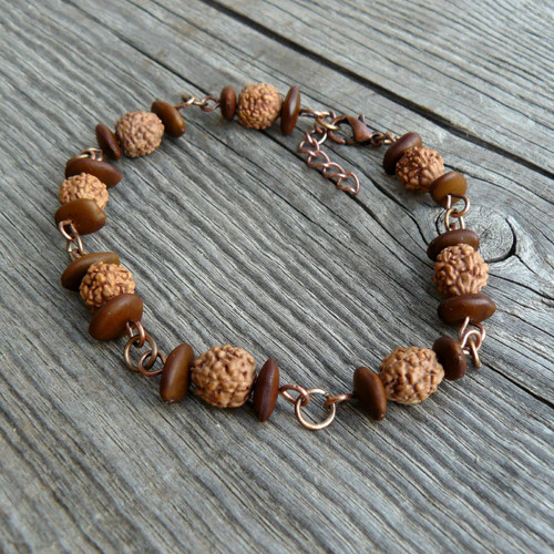 Rudraksha náramek (č.31) — foto 2