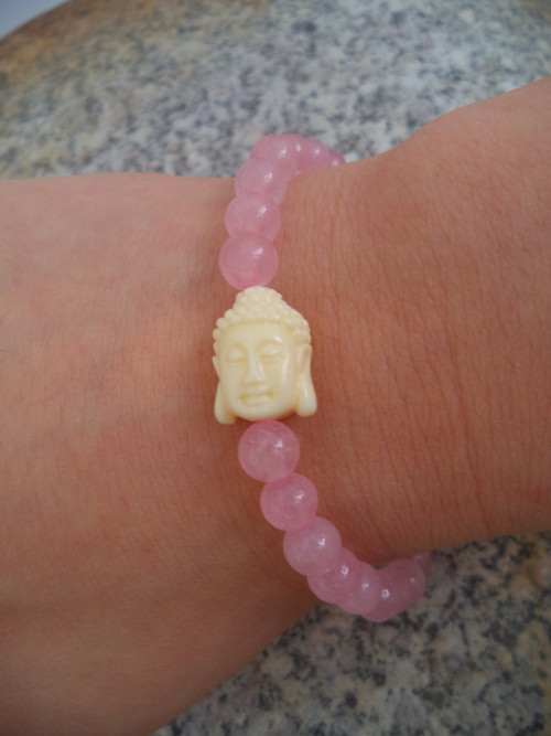 Buddha náramek růženín — foto 4
