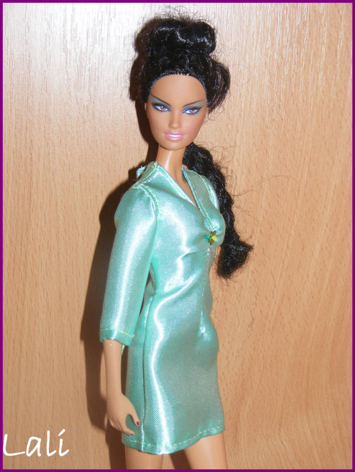 Zelené šatičky pro Model Muse Barbie 1. — foto 2