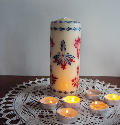 Nádherná slavnostní svíce — foto 3