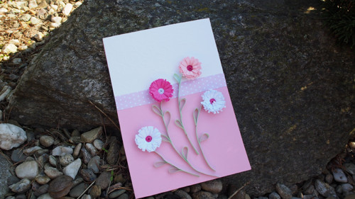 Greeting card pink small — foto 3