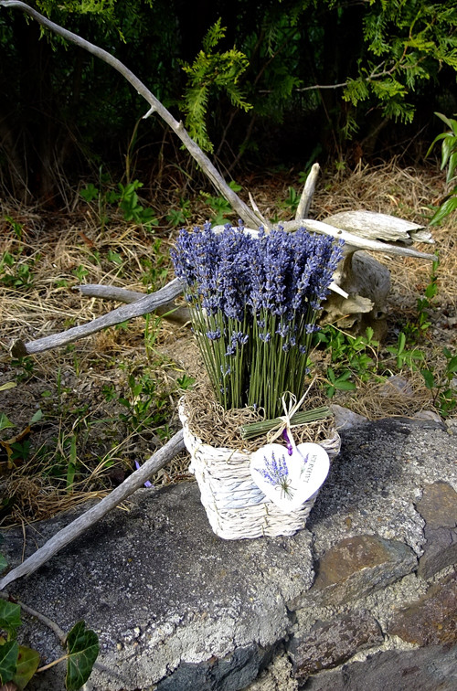 Levandulový květníček se srdíčkem — foto 3