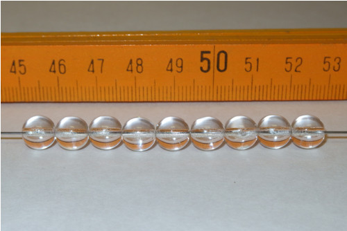 Korálky křištál, průměr 10 mm — foto 2
