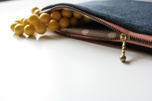 Beauty Bag - Dark jeans — foto 3
