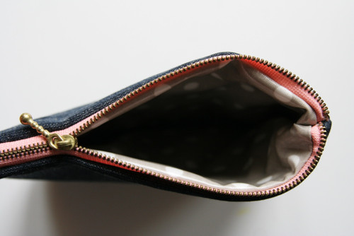 Beauty Bag - Dark jeans — foto 4