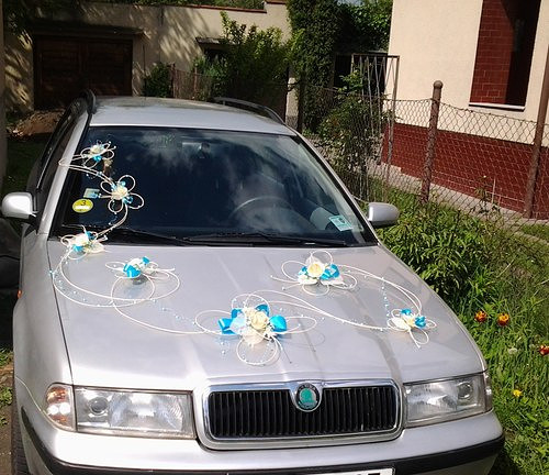 Dekorace na auto- mentol romantic — foto 5