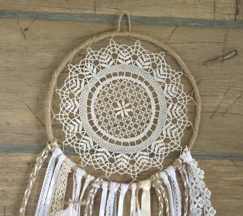 Lapač snů krajkový / Shabby Chic / Boho — foto 2