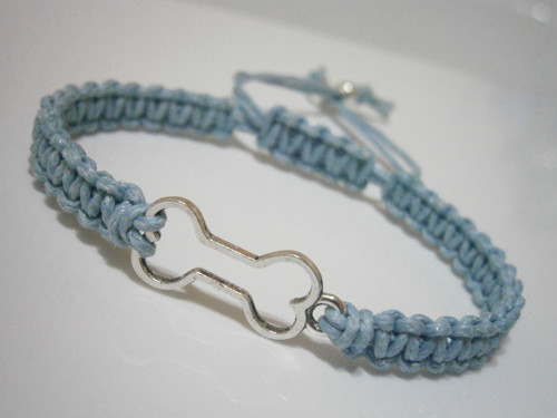 "Psí kost" - náramek (macramé) - Unisex — foto 2