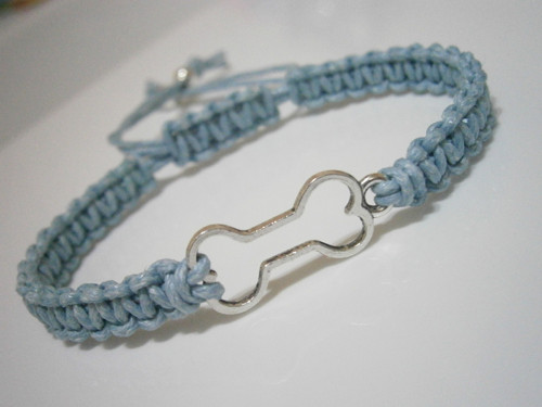 "Psí kost" - náramek (macramé) - Unisex — foto 3