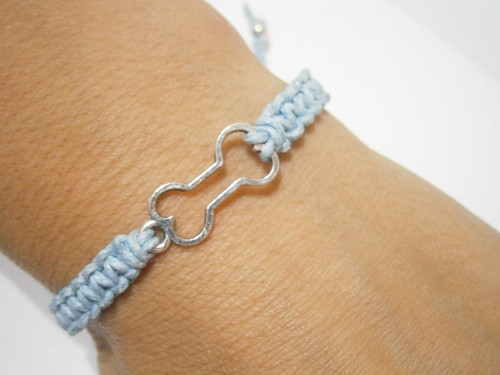 "Psí kost" - náramek (macramé) - Unisex — foto 5