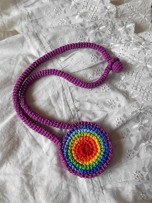 Náhrdelník Duhová spirála 2 — foto 2