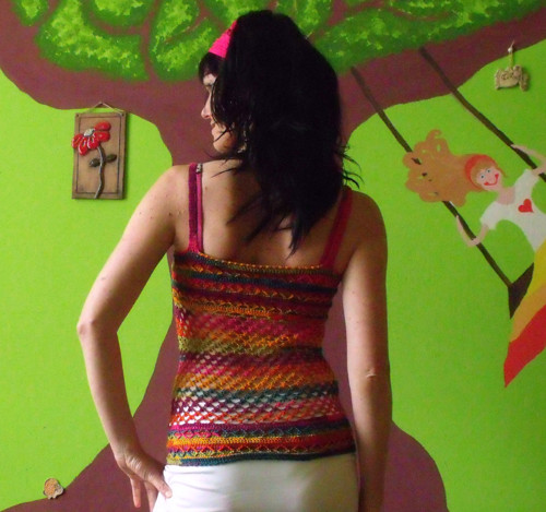 Háčkovaný tribal top FEMINITY — foto 6