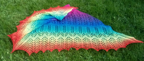 Šátek - Rainbow.... merino — foto 5
