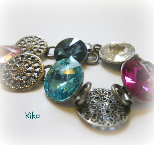 Barevný náramek Swarovski — foto 3