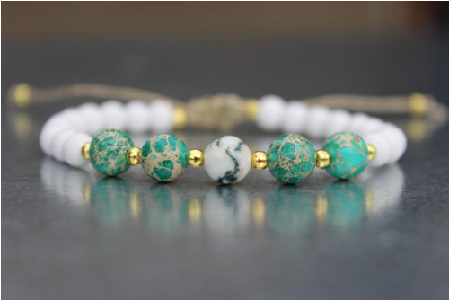 Variscit..& Dřevo.. Přírodní náramek — foto 4