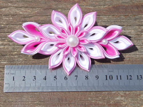 Spona kanzashi — foto 3