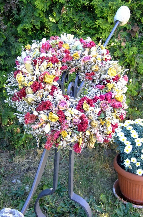 Věneček celoroční - Sušinový s růžičkami — foto 2