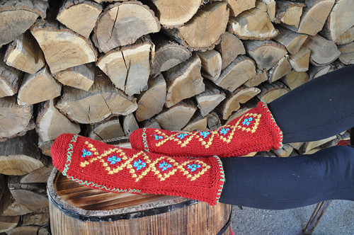Červené ponožky — foto 5