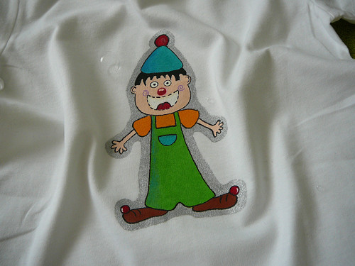 Pískací tričko - šašek — foto 3