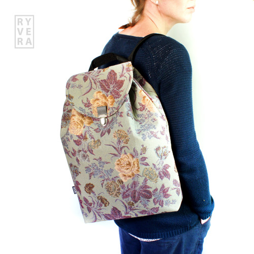 Batoh RukSak Grey Flower větší — foto 4