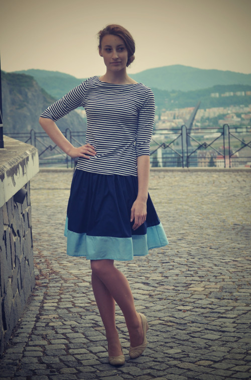 CUPCAKE sukně, úplně modrá:o) — foto 3