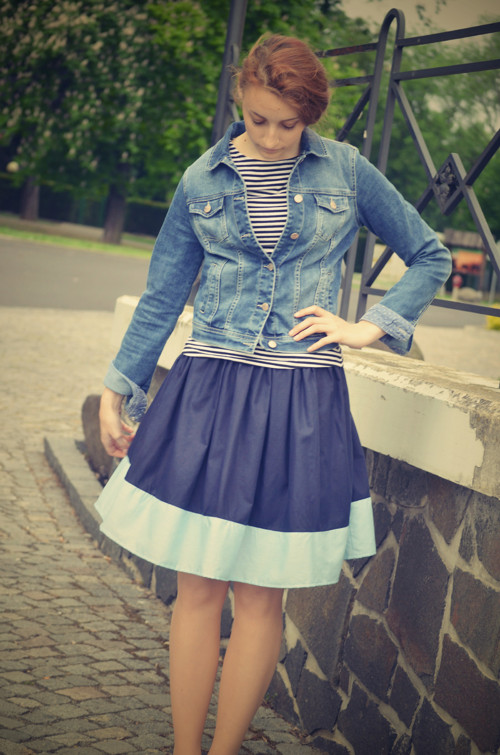 CUPCAKE sukně, úplně modrá:o) — foto 4