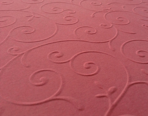 Embosovaný papír RUBY RED A4, 240gsm — foto 3