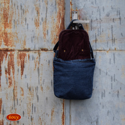 Džínová kabelka s klopou, unisex 913/2 — foto 2